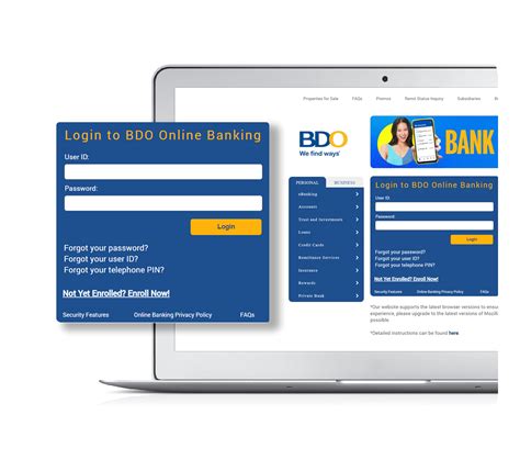 bdo online login